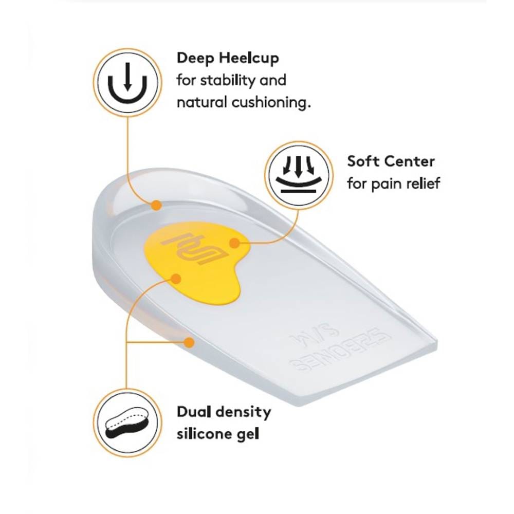 52BONES Gel HeelCup Hælinlegg med myk demping