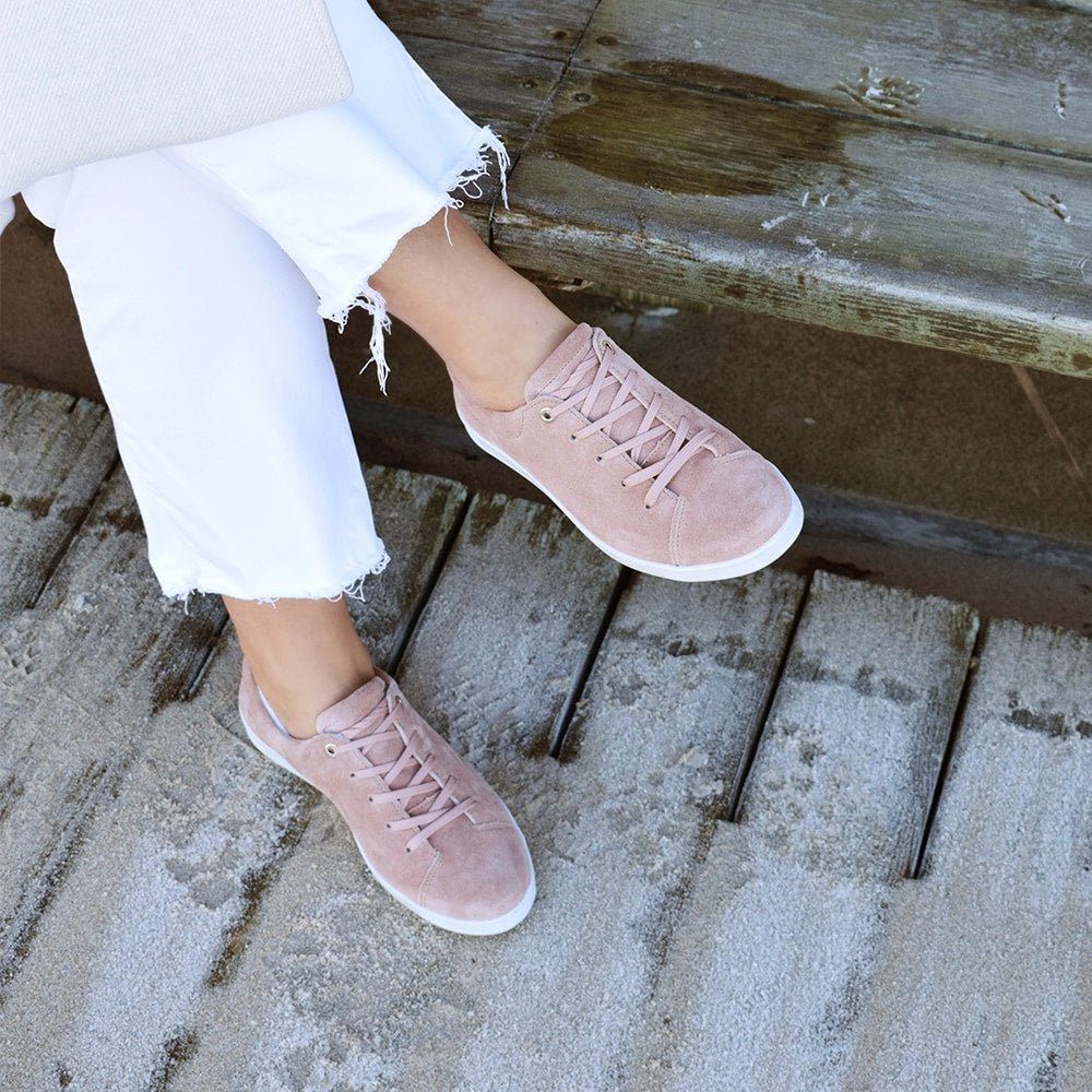 Minfot Aveny Sneaker Semsket skinn Rosa