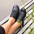 Minfot Aveny Sneaker Dame Skinn Svart