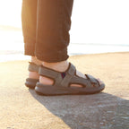 Minfot Sandal Herre Karlshamn Grå