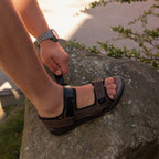 Minfot Sandaler Burensvik Herre Nubuck Brun