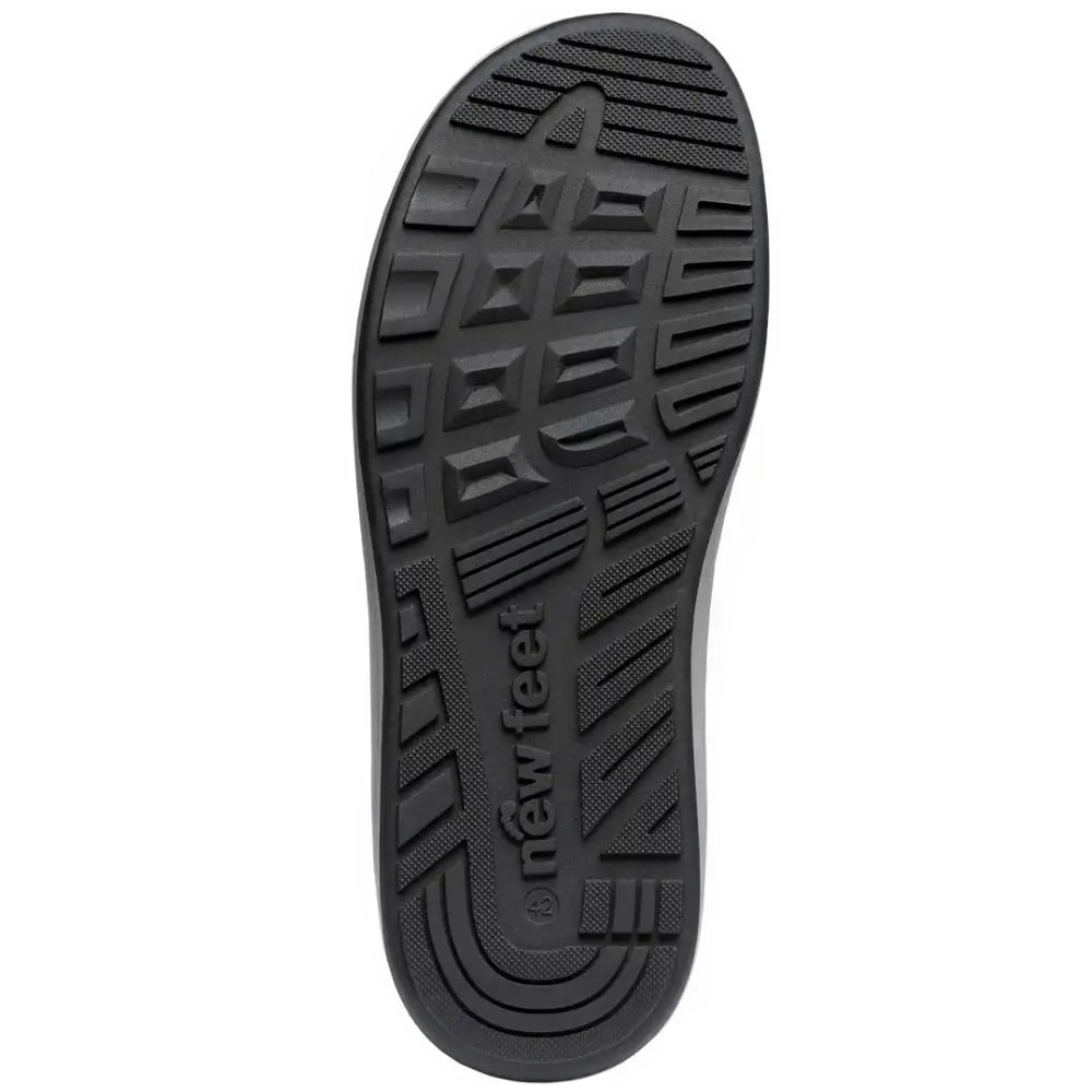 New Feet Albert Ekstra Brede sko Stretch Borrelås Svart