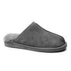 Minfot Saueskinntøfler Slip-on Orust med såle Grå