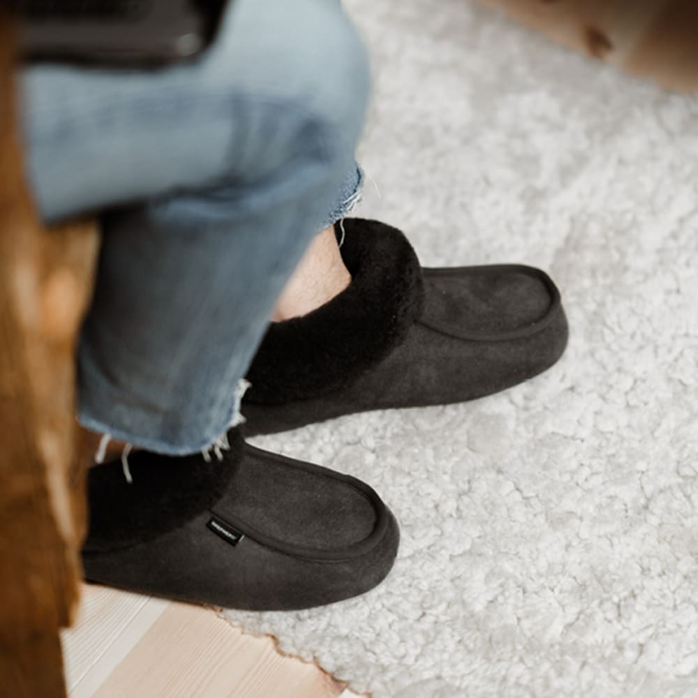 Produktbild 2 - Shepherd Magnus Fårskinnstofflor Asphalt
