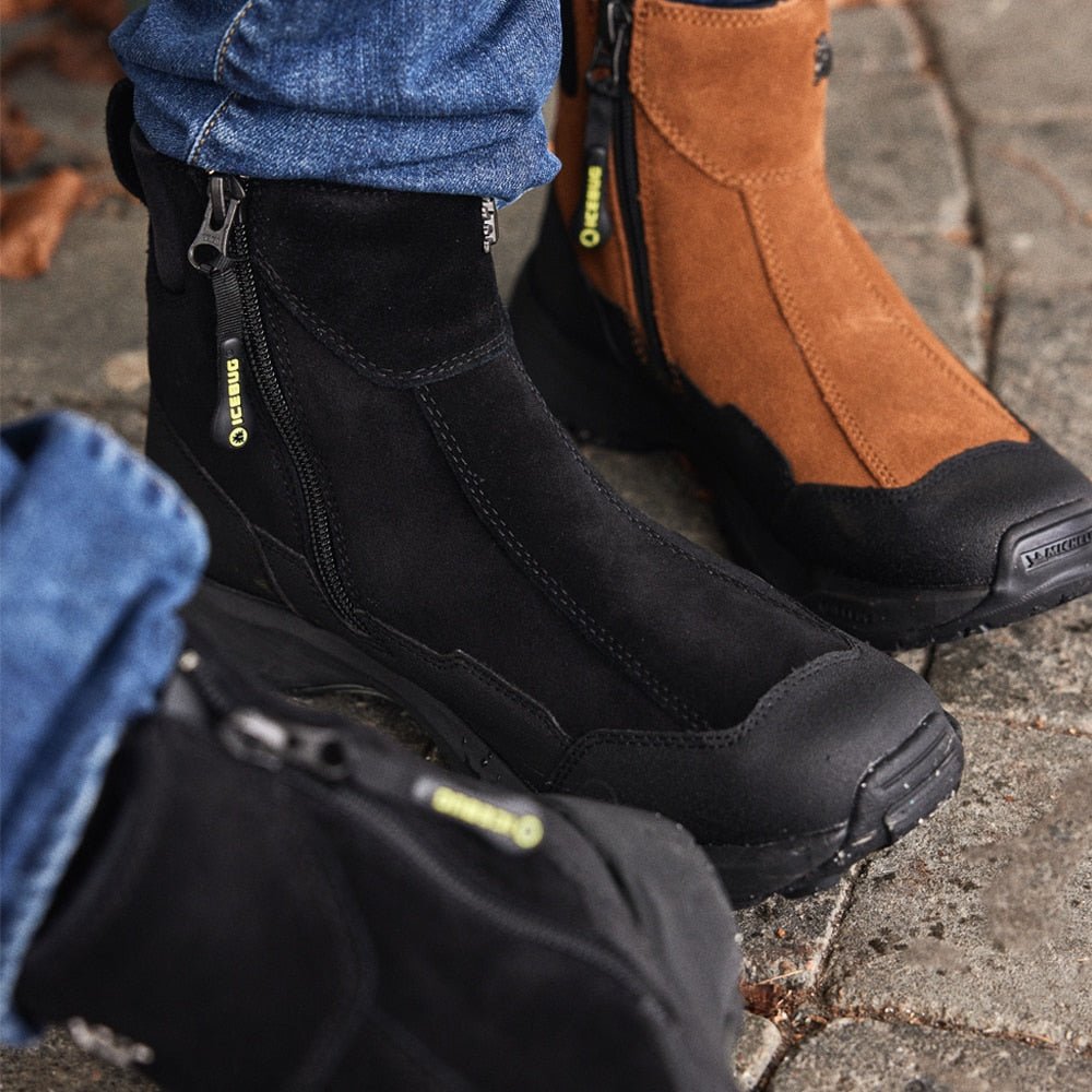 Icebug Metro2 Semsket skinn BUGrip Herre Black