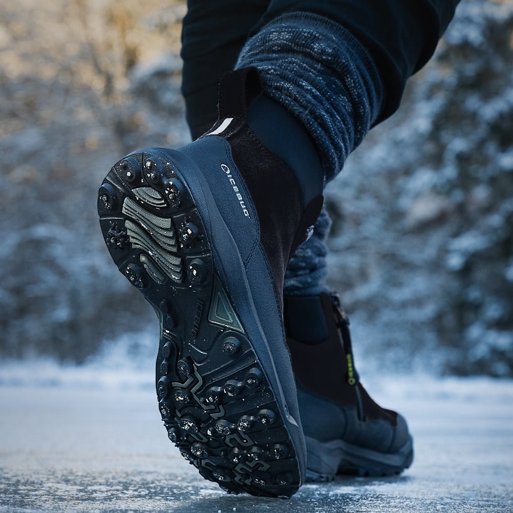 Icebug Metro2 Semsket skinn BUGrip Dame Black