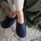 Minfot Tøfler Slip-on Viken Ull Navy