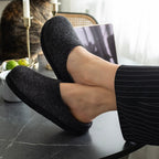 Minfot Tøfler Slip-on Viken Ull Antracit
