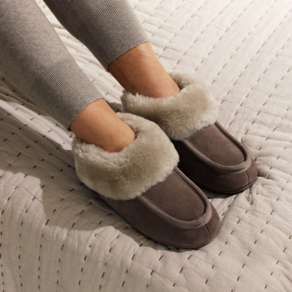 Produktbild 2 - Minfot Fårskinnstofflor Sunne Taupe