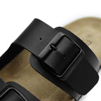 Minfot Softstep Sandaler Dam Biosandal 2-remmer Svart