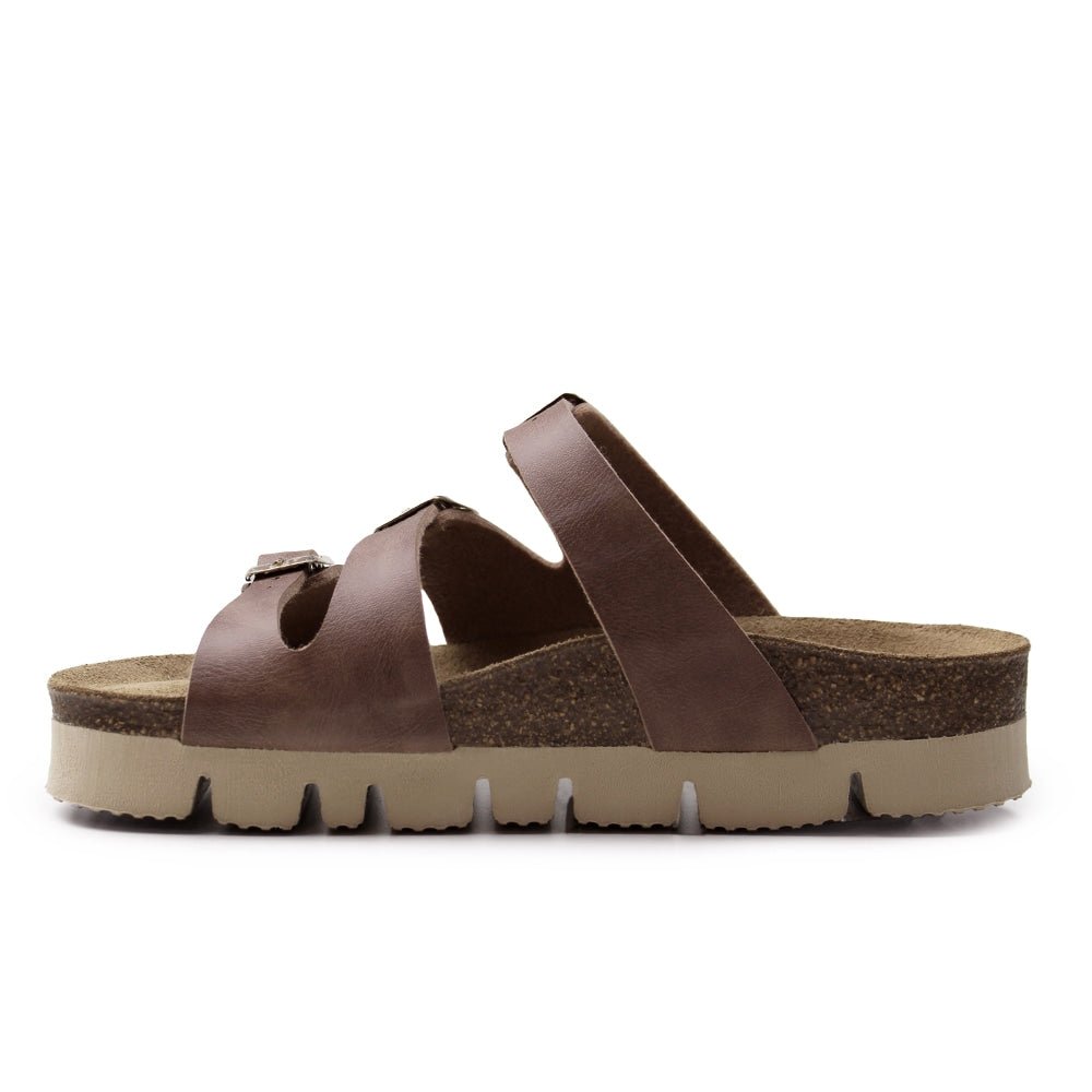 Minfot Upstep Lux Sandaler Dame Brun