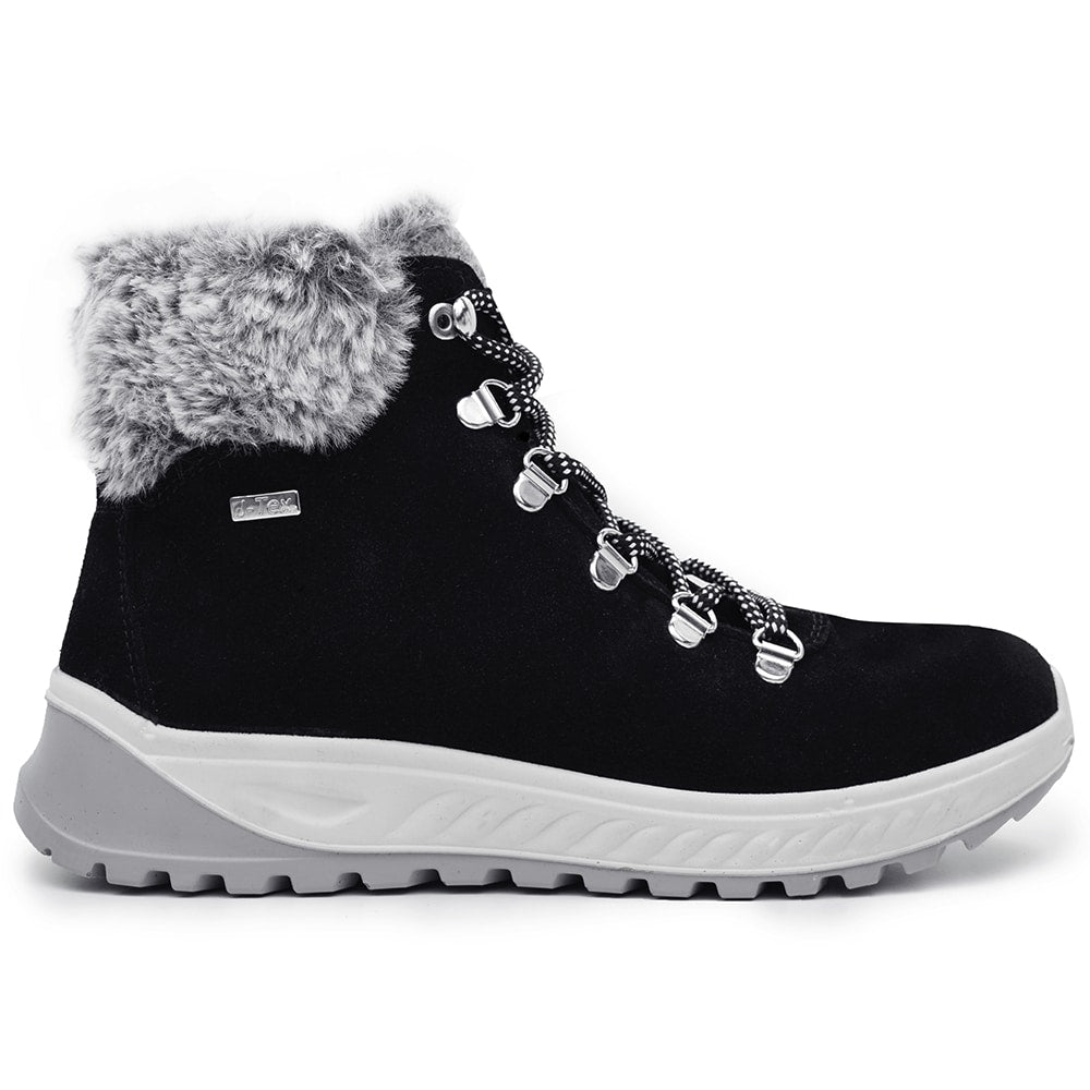 Minfot Sala Støvler Semsket skinn J-Tex Svart