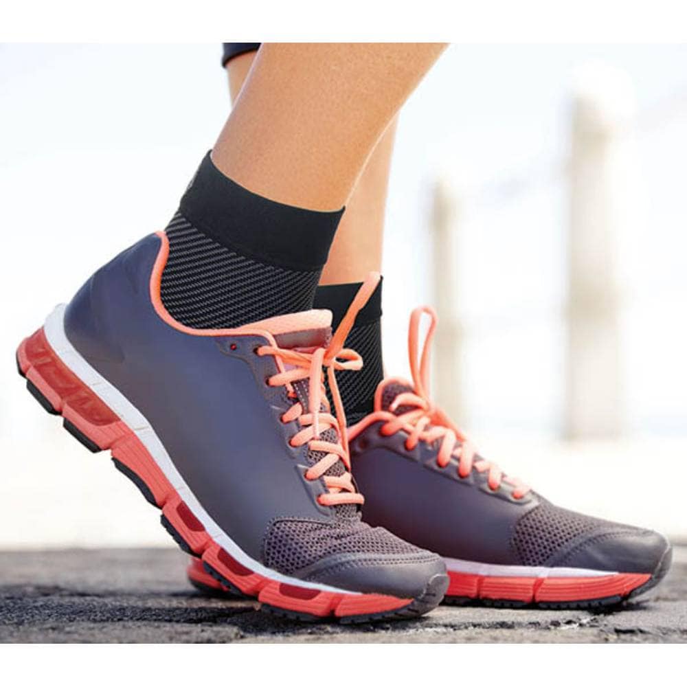 OS1st FS6 Kompresjonsstrømper Hælspore Svart