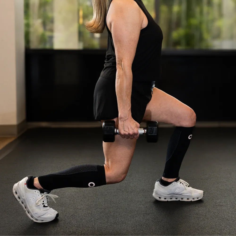 OS1st CS6 Calf Sleeves Vadstrømper Svart 1-pk
