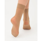 Giulia Easy Nylonstrømper Ankel 2-pk 40 DEN Caramel