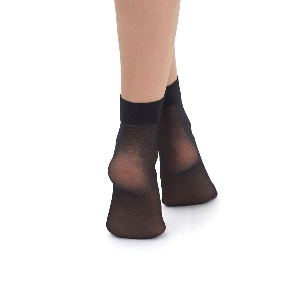 Giulia Easy Nylonstrømper Ankel 40 den Svart 2-pk