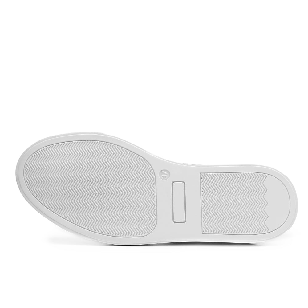 Minfot Comfort Sneakers Dame Skinn Leopard Hvit