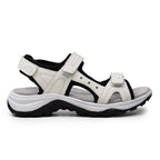 Minfot Sandhamn Sandaler Dame Lær Offwhite