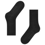 Falke Sensitive London Sokker Bomull Dame Svart 1-pk