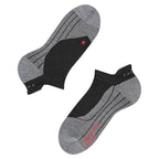 Falke TK5 Invisible Men No Show Socks Black Mix