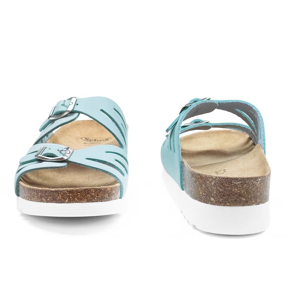 Scholl Sandal Dame Ystad Light Blue