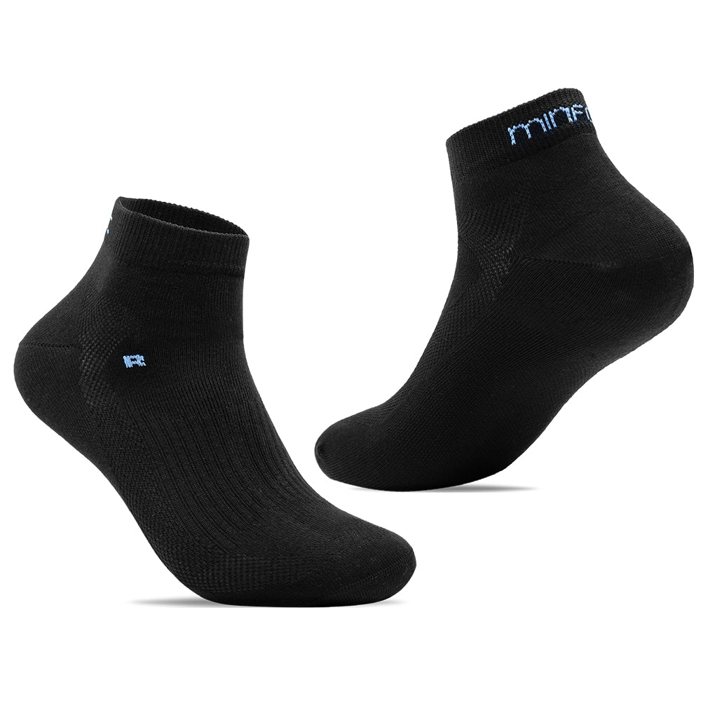 Minfot Løpestrømper Tynne Lyocell 1-pk Svart