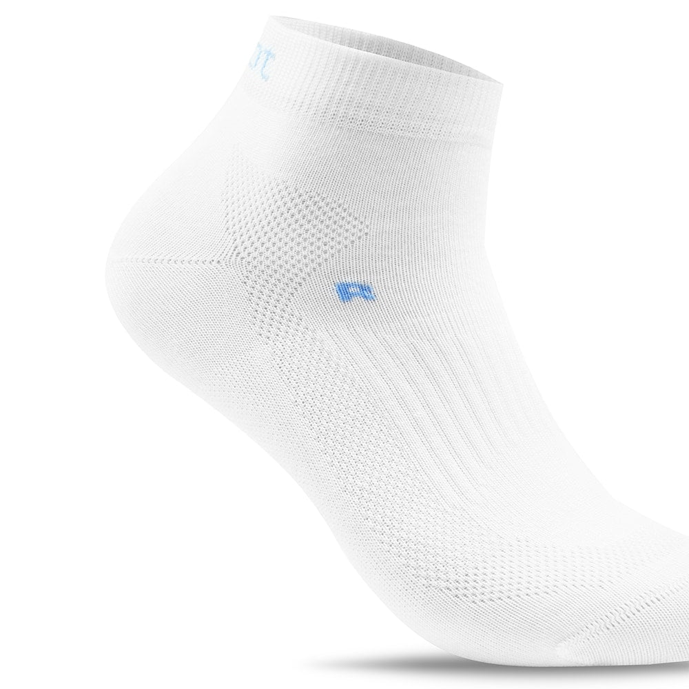 Minfot Løpestrømper Tynne Lyocell 5-pk Hvit