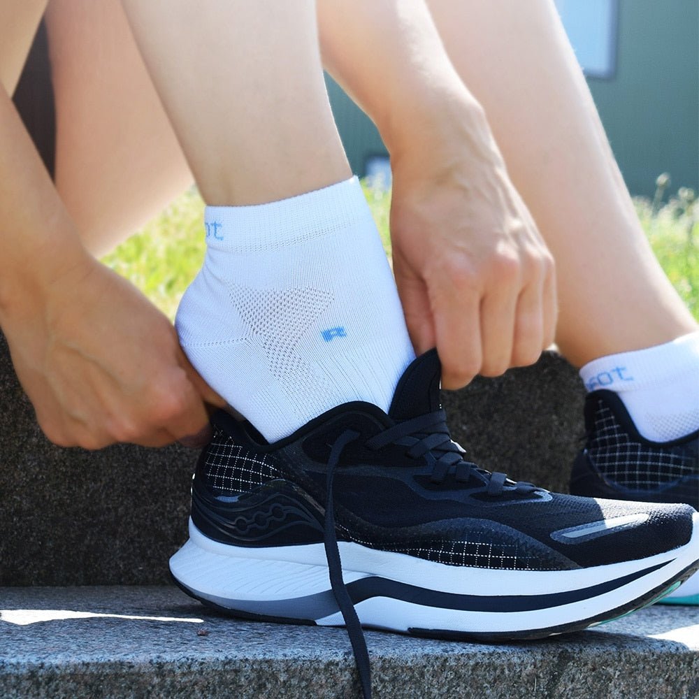 Minfot Løpestrømper Tynne Lyocell 1-pk Hvit