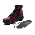Minfot Boots Nora Semsket skinn Bordeaux