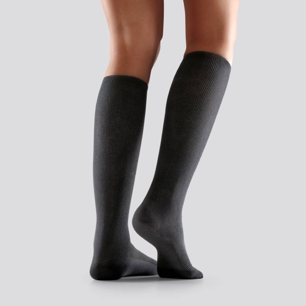 Mabs Støttestrømper Travel FlygStrømper Svart