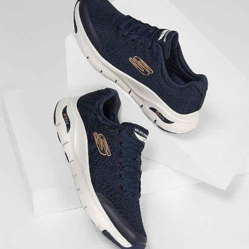 Produktbild 7 - Skechers Mens Arch Fit Navy