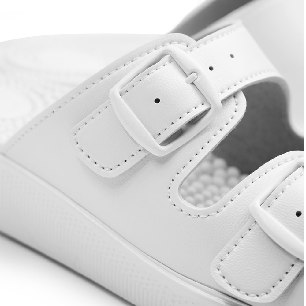 Minfot Massasje Sandaler Dame Hvit