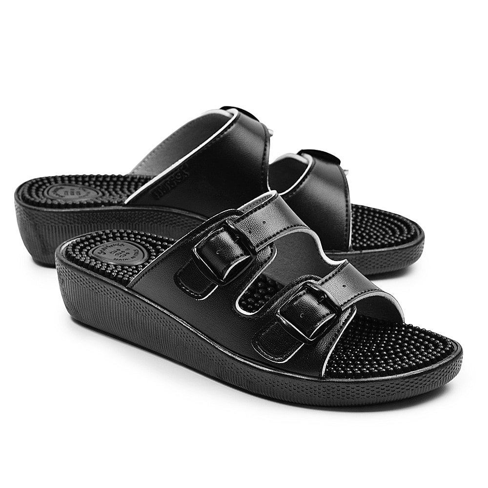 Minfot Massasje Sandaler Dame Svart