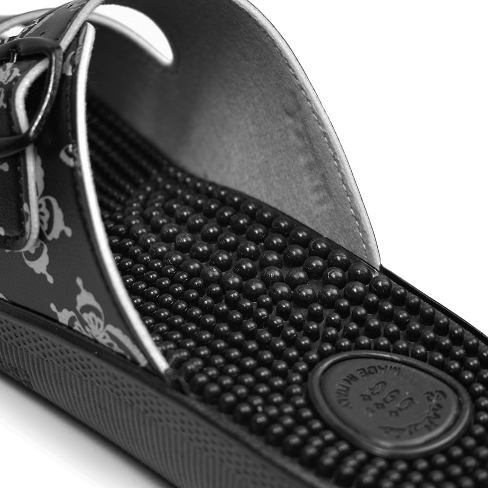 Minfot Massasje Sandaler Fjäril Svart