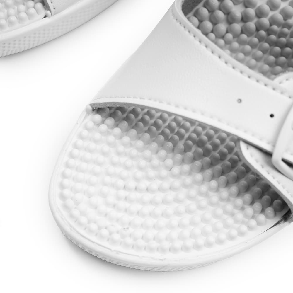 Minfot Massasje Sandaler Dame Hvit