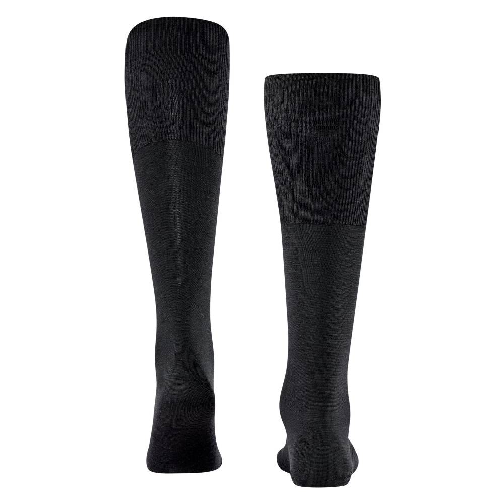 Falke Airport Knee-high Knestrømper Merinoull Herre Svart