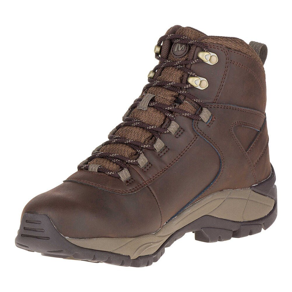 Merrell Vego Mid Leather Vanntette Tursko Herre Brun