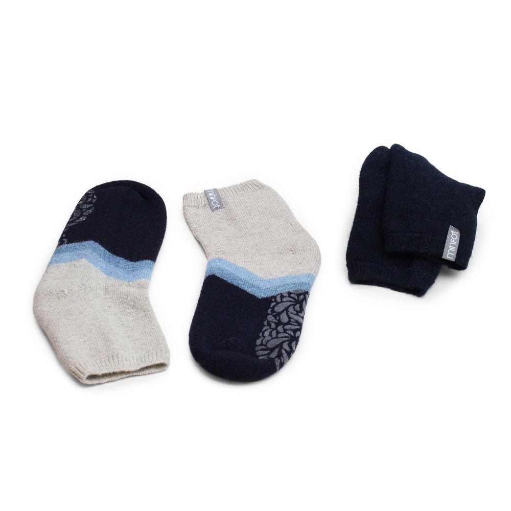 Minfot Antisklisokker Ull Cosy Iris 2-pk