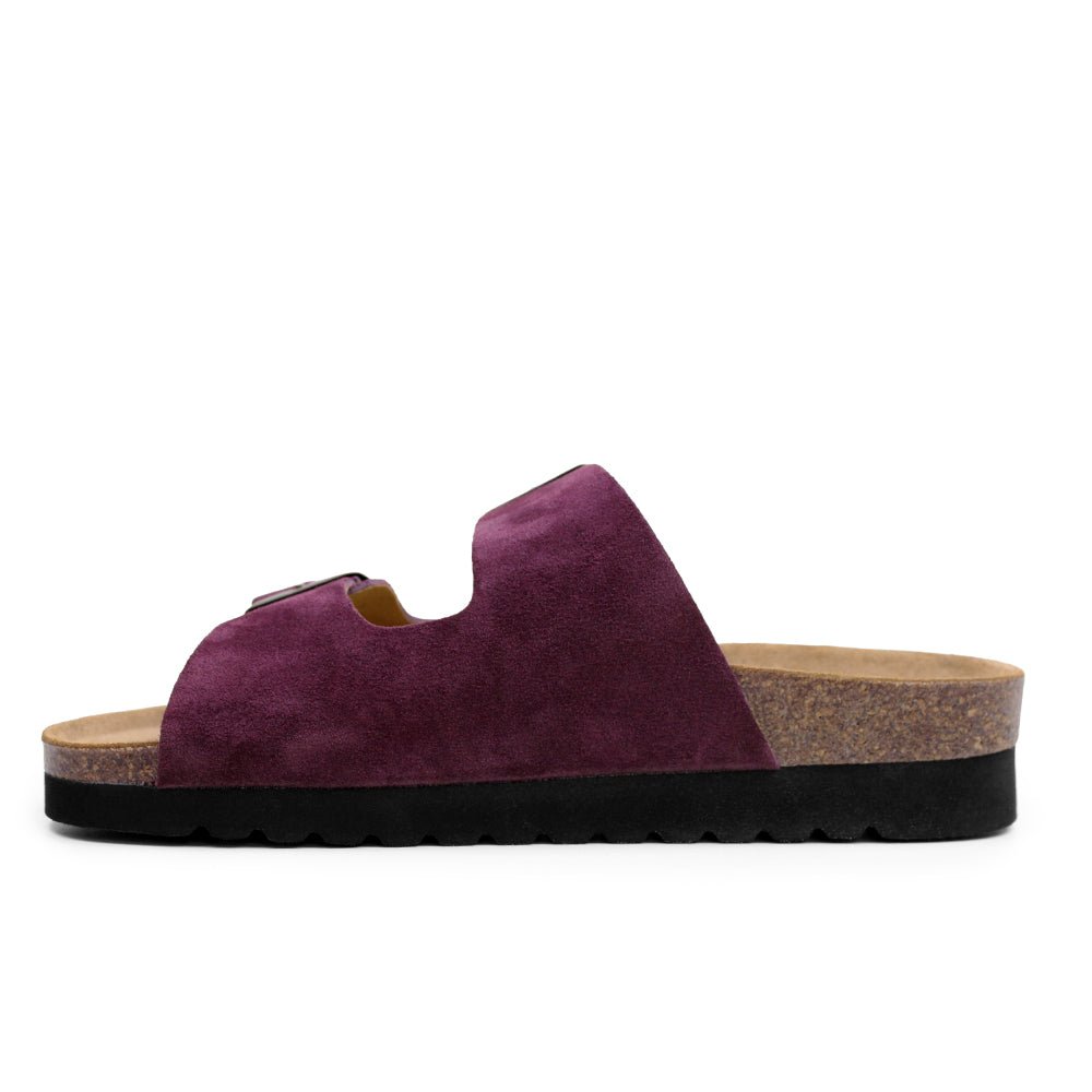 Minfot Moa Sandaler Bio Semsket Skinn Bordeaux