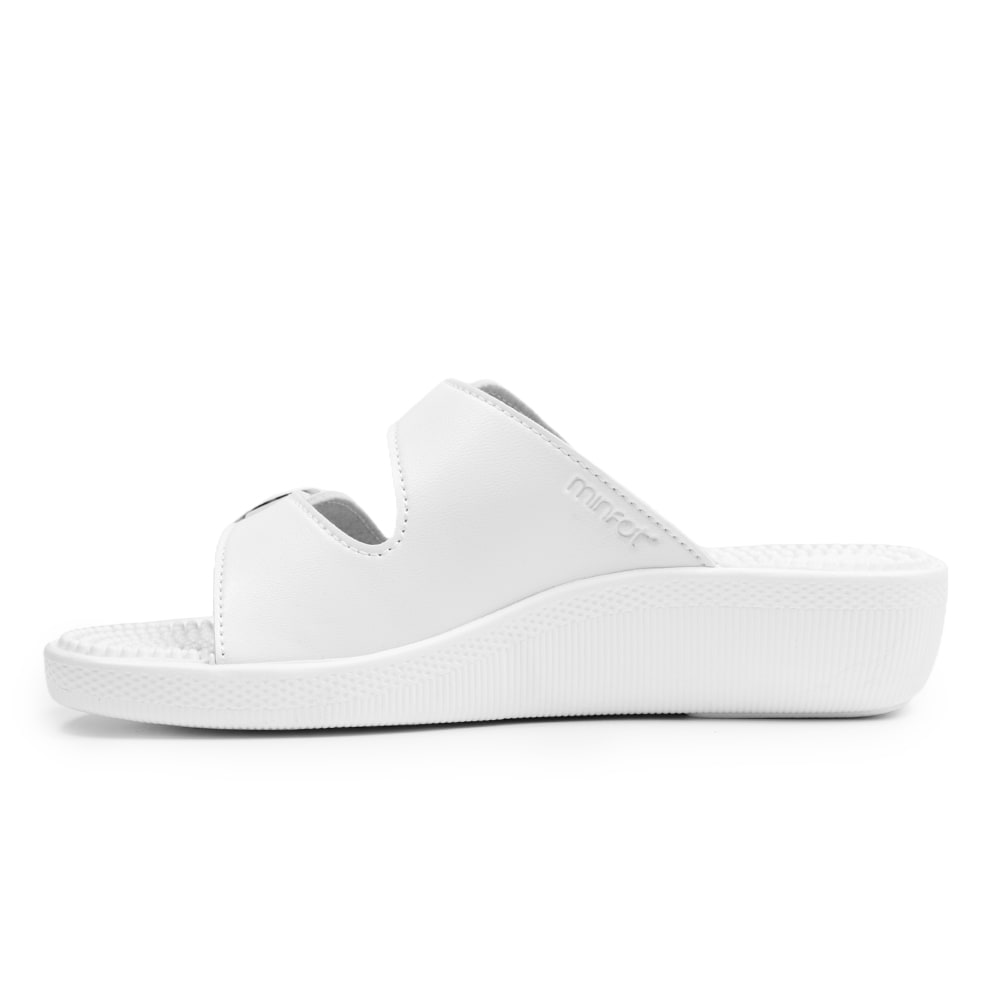 Minfot Massasje Sandaler Dame Hvit