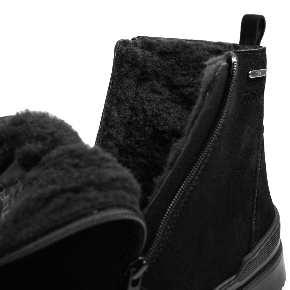 Produktbild 11 - Minfot Piggsko Kalix Semsket skinn Ull Svart