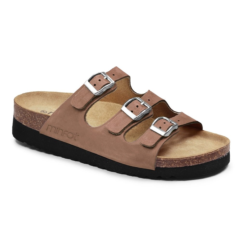 Minfot Sandal Myk Bio Brun Nubuck