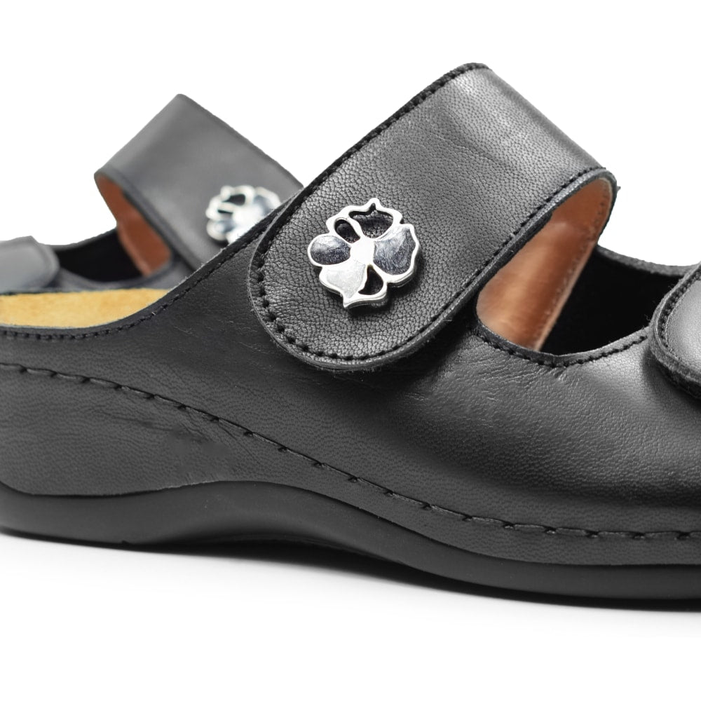 Minfot Sandaler Stretch Petunia Svart