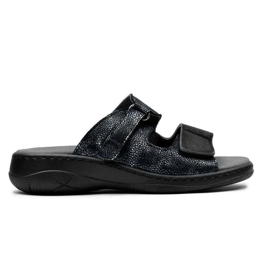 Minfot Sandaler Stretch Granit Svart