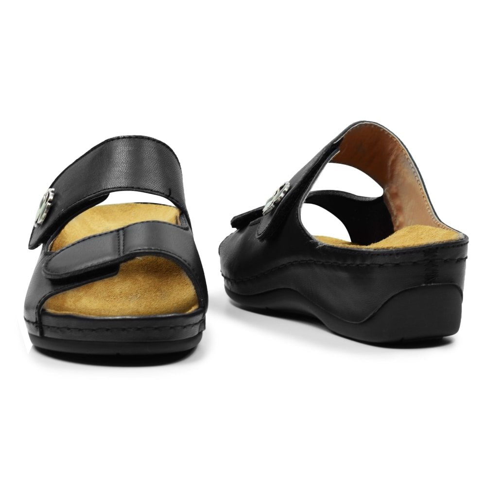 Minfot Sandaler Stretch Petunia Svart