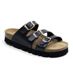 Minfot Upstep Lux Sandaler Dame Svart