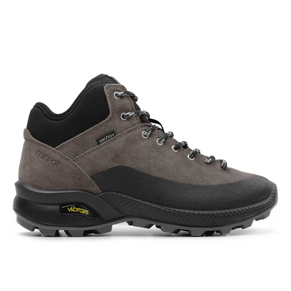 Produktbild 3 - Minfot Step Tursko Mid TEX Semsket Skinn Grå