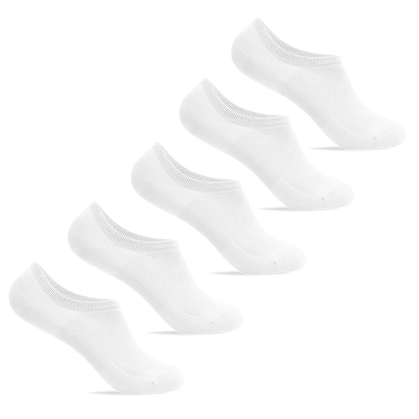 Minfot Ankelstrømper Bambus Hvit 5-pk