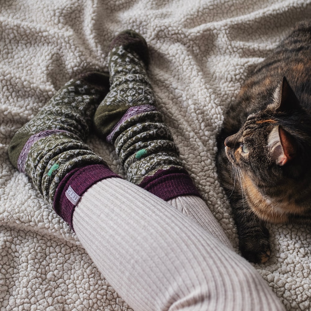 Minfot Ullstrømper Kärlek 2-pk