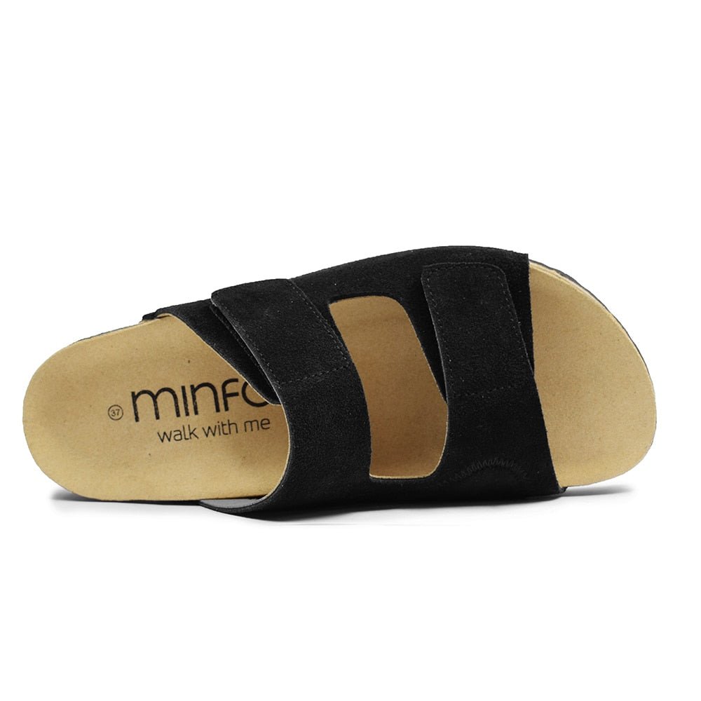 Minfot Hallux Valgus Sandaler Primo Soft Svart